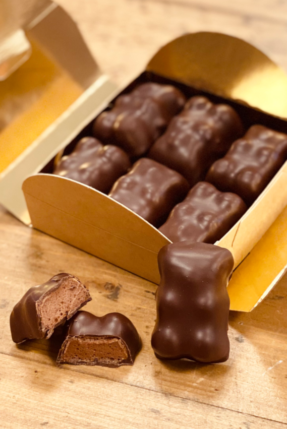 Ourson Guimauve Chocolat Lait - Candibox